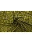Плательно-рубашечная шерстяная марлевка желтая клетка FRM  H62/DD70 9062246