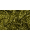 Плательно-рубашечная шерстяная марлевка желтая клетка FRM  H62/DD70 9062246