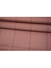 Костюмно-плательный лен с вискозой пыльно-розовый CVT-E70 11062203