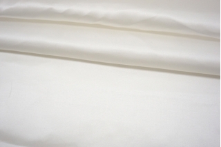 Тонкий блузочный сатин хлопок с шелком белый CVT-O50 12062253