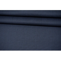 Костюмная жаккардовая шерсть темно-синяя Max Mara-AA30 27062208