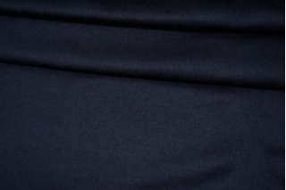 ОТРЕЗ 1,5 М Трикотаж ворсовый темно-синий Max Mara-(23)- 27062221-1