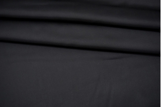 Атлас костюмно-плательный черный IDT H22/N70 31072224