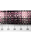 Твид-шанель в клетку черно-розовый на дублерине TRC H68/2/K20 18082220