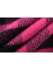 Костюмная фланель черно-розовая в клетку H12/C10 TRC 18082221