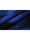 Хлопок-фланель рубашечный в клетку синий H12/C10 TRC 18082222