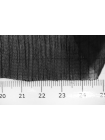 ОТРЕЗ 2,7 М Креп-шифон блузочный крешированный черный FRM (17) 16102202-3