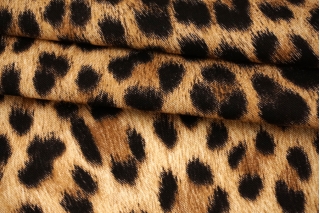 Костюмно-плательный хлопок под джинсу леопард Roberto Cavalli TRC-D60 19022213