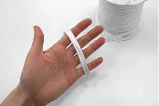 Кант отделочный атласный белый 0,9 см SH-B10 5012255