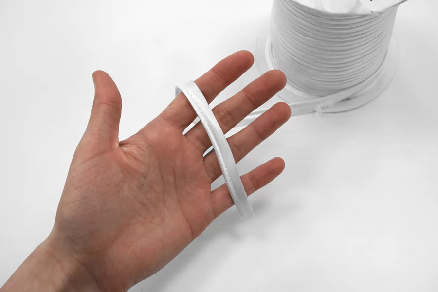 Кант отделочный атласный белый 0,9 см SH-B10 5012255