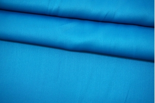 Атлас вискозный плательно-блузочный сине-голубой Max Mara SVM H22/J70 9012217