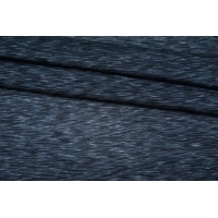 Тонкий трикотаж хлопковый темно-синий меланж Max Mara SVM-O70 9012251