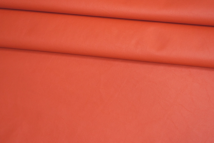Экокожа на вискозе рыже-оранжевая H17/F30 3082212