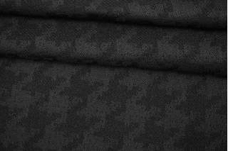 ОТРЕЗ 2,3 М Костюмно-плательный жаккард с шерстью черный H34 (58) 2082219-1