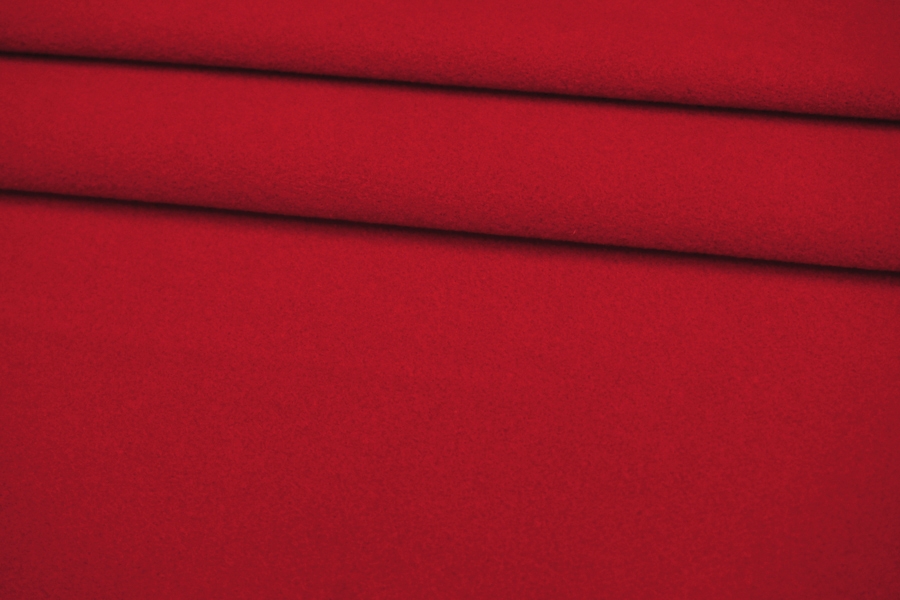 Пальтовый велюр шерсть с кашемиром красный NST H56/EE01 2082229