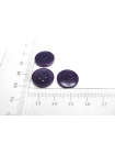 Пуговица рубашечная тёмно-фиолетовая 15 мм пластик (K1) 27122209