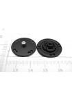 Кнопка пришивная черная 20 мм ST-(U2) 21122225