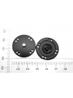 Кнопка пришивная черная 25 мм ST-(U2) 21122226