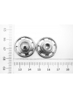 Кнопка пришивная серебрянная  22 мм ST-(N2) 21122231