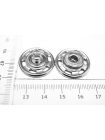 Кнопка пришивная серебрянная  22 мм ST-(N2) 21122231