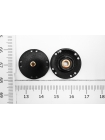 Кнопка пришивная иссиня-черная 20 мм ST-(U2) 21122236