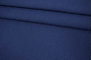 Костюмная шерсть Синяя на дублерине TRC R1/H59/CC40 22092211