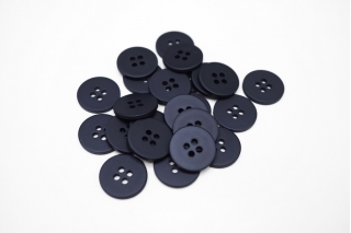 Пуговица костюмная черно-синяя 18 мм пластик  (T1)- 22122204