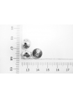 Пуговица металлическая серебристая 10 мм (F2) 24122219