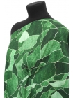 Хлопок костюмный стрейч Зеленая абстракция KZ H11/3 D70 16042311