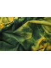 Бархат хлопковый Абстрактные цветы Зеленый KZ H19/6/G30 16042318
