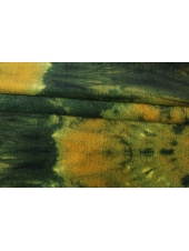 Бархат хлопковый Абстрактные цветы Зеленый KZ H19/6/G00 16042318