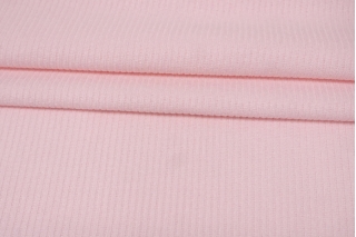 Трикотаж лапша тонкий Нежно-розовый TRC H41/6 V20 23042333