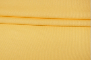 Трикотаж кашкорсе мягкий Желтый TRC H40/Y30 26042343