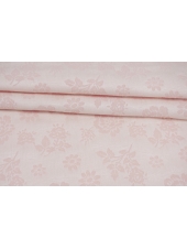 Жаккард хлопковый Молочно-розовый Цветы Max Mara H34/F20 28042327