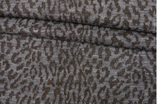 Шерстяной трикотаж Леопард серый FRM H49/W20 15122262