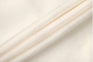 Тафта шелковая жаккардовая Айвори Круги KZ H25/O60 15042320