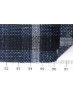 Костюмный лен с шерстью Синий Клетка KZ H16/2/E11 16042340