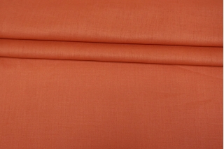 Лен костюмный полированный Оранжевая терракота KZ H15/2 /E70 18042344