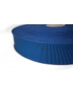Лента хлопок с вискозой репсовая Сине-голубая 3 см LA-40 19052308