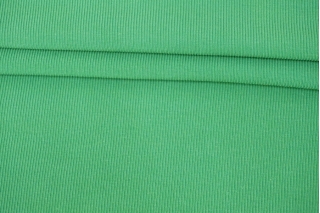 Трикотаж рибана мягкий хлопковый Зеленый TRC H39/5 Q00 25042330