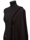 ОТРЕЗ 2,15 М Сукно Шерстяное костюмно-пальтовое Черно-коричневое IDT (25) 30052332-2