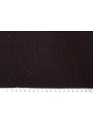 Костюмно-плательная шерсть Ежевичные ромбы IDT H62/BB20 31052301