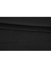 ОТРЕЗ 1,5М Хлопок костюмный MOSCHINO сатиновый Черный TRC (51) 23042340-1