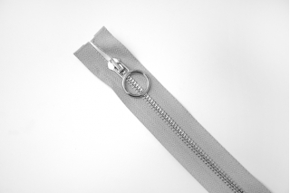 Молния металлическая "MH Zipper" серая 85 см С6  9042340