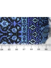 Поплин рубашечный мерсеризированный Синий орнамент FRM H9/4 B40 27092318