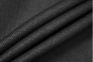 ОТРЕЗ 0,3 М ДЕФЕКТ Джинса полированная хлопковая Черная FRM (ДФ3) 28092306-4