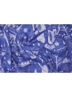 Хлопковый рубашечно-плательный сатин Абстракция Синий KZ H9/B30 16022303