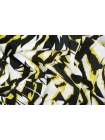 ОТРЕЗ 2,7 М Хлопок рубашечный Желто-черная абстракция DRT (32) 4032350-2
