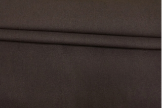 Костюмный хлопок с шерстью на дублерине Темно-коричневый BRS H65/EE66 11072319