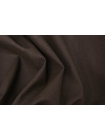 Костюмный хлопок с шерстью на дублерине Темно-коричневый BRS H10/4 EE66 11072319